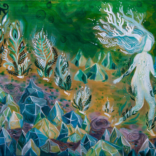 Quality Art Print "What blossoms from your Footsteps"