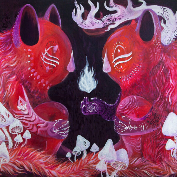 Quality Art Print "Sharing of the Inner Fire"