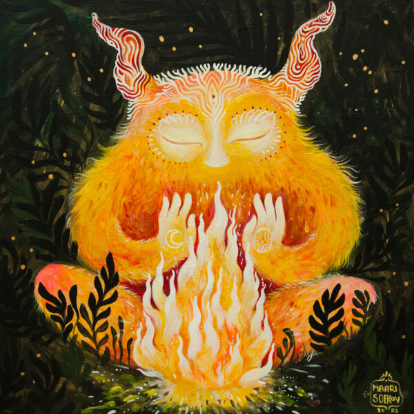 Quality Art Print "By the Fire"