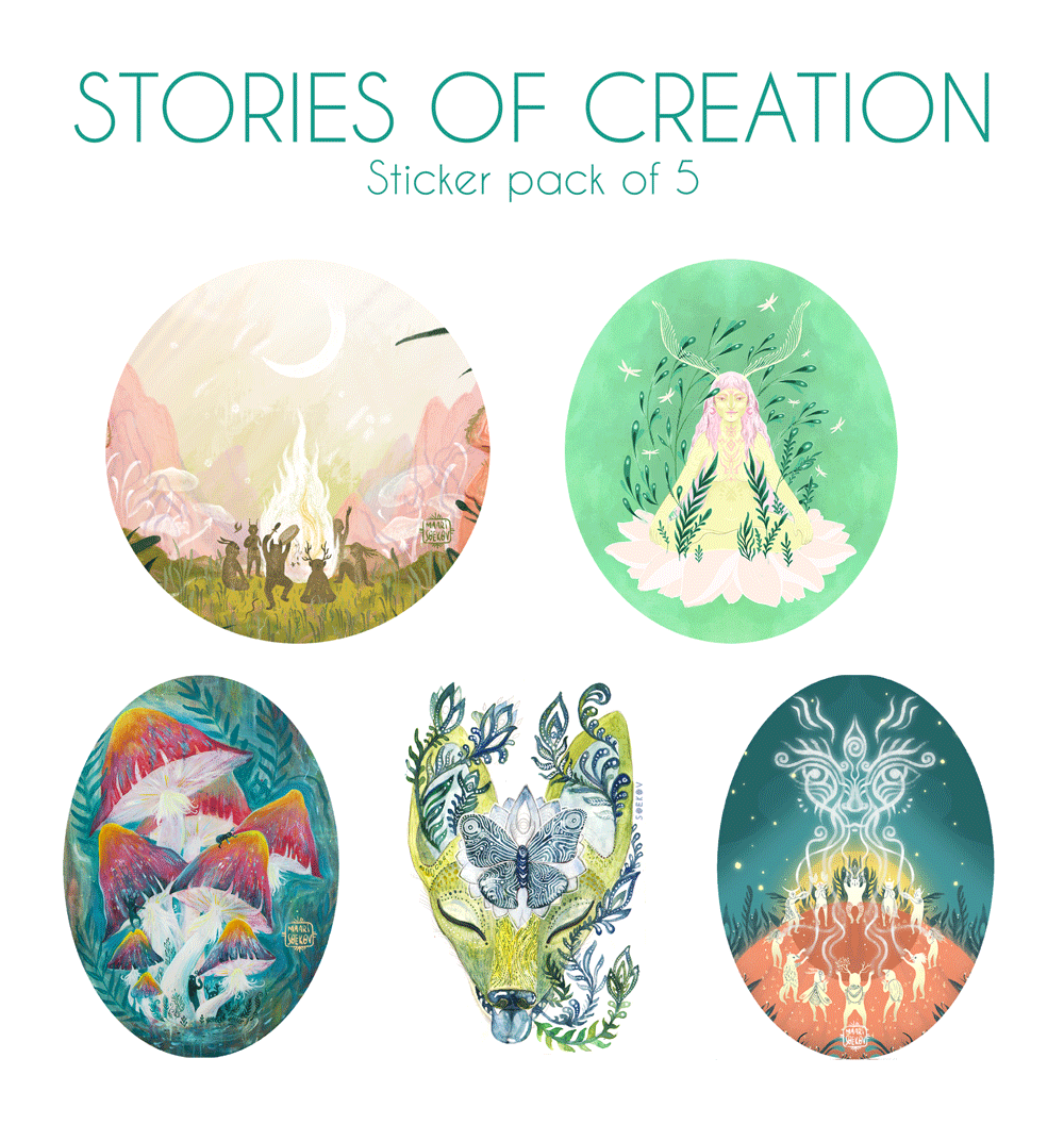 Sticker pack Stories of Creation