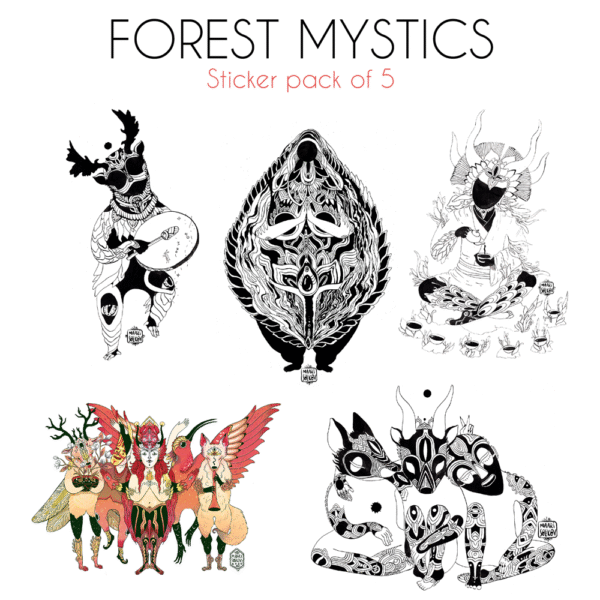 Sticker Pack "Forest Mystics"