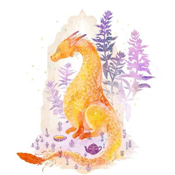 Quality Art Print "Little Tea Dragon"